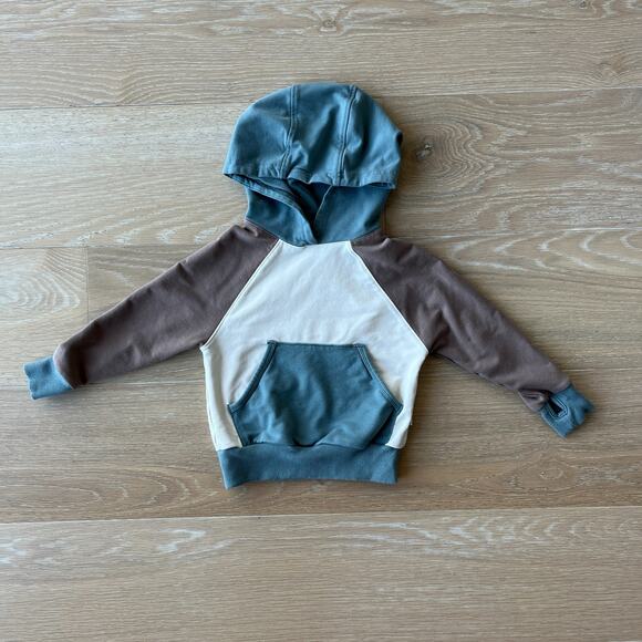 Little Sleepies Other - Play By Little Sleepies Hoodie Toddlers Multicolor Colorblock Pullover Bamboo 2T